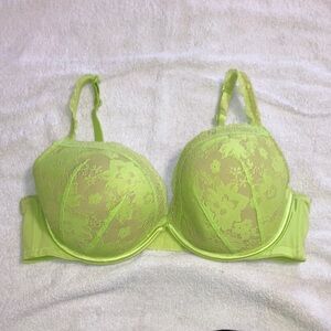 Cacique Lime Lace Underwire Bra